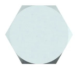 DIN 960 Partially Threaded Metric Fine Hexagon Head Bolt, Zinc Plated, Class 10.9