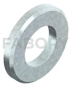 Plain washer, chamfered ISO 7090 Steel Zinc plated with thick Cr(III) passivation 200 HV