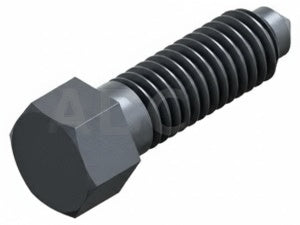 Small hexagon head set screw with short dog point with flat cone DIN 564 Steel Plain 22H