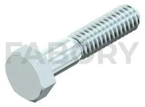 Hexagon head bolt MF ISO 8765 Steel Zinc plated 8.8