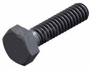 Hexagon head screw UNF ASME ≈B18.2.1 Steel Plain Gr.5