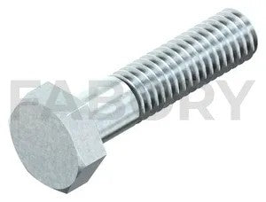 ISO 4014 Partially Threaded Metric Hexagon Head Bolt, Zinc Plated, Class 10.9