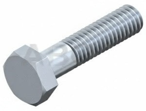 Hexagon head bolt MF DIN 960 Steel ZincFlake 10.9