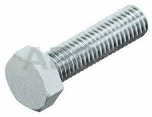 DIN 961 Fully Threaded Metric Extra Fine Hexagon Head Bolt, Zinc Plated, Class 10.9