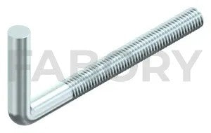 Hook anchor Steel Zinc plated 4.8 100mm hook