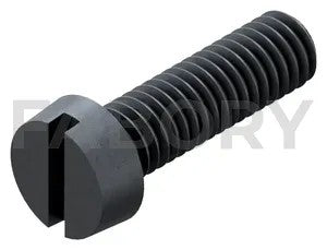 Slotted cheese head screw DIN 84 Steel Plain ISO 1207, turned