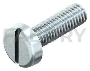 Slotted pan head screw DIN 85 Steel Zinc plated 4.8