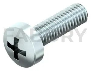 Cross recessed pan head screw Phillips DIN 7985 Steel Zinc plated 4.8