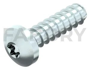 Hexalobular pan head screw rst Steel Zinc plated