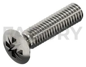 Cross recessed raised countersunk head screw DIN 966 A-Z Stainless steel A2