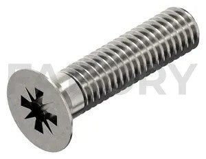 Cross recessed countersunk head screw Pozidriv DIN 965 Stainless steel A4 70
