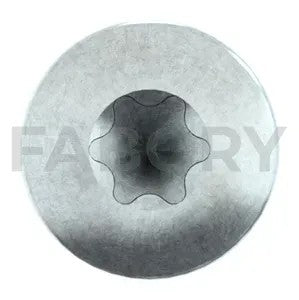 Hexalobular socket pan head screw ISO 14583 Steel Zinc plated 4.8