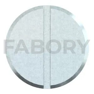 Slotted pan head screw with large head DIN 921 Steel Zinc plated 5.8