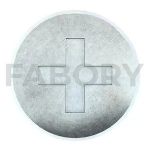 Cross recessed pan head screw Phillips DIN 7985 Steel Zinc plated 4.8