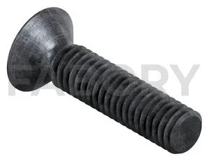 Cross recessed countersunk head screw Phillips DIN 965 Steel Zinc plated black passivated 4.8