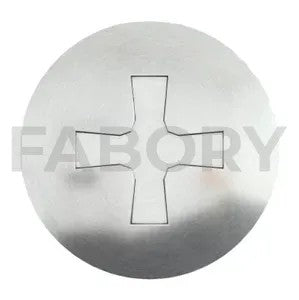 Cross recessed raised countersunk head tapping screw DIN 7983 C-H Steel Nickel plated