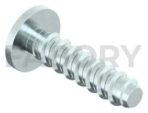 Hexalobular pan head screws with collar rst-+ Steel Zinc plated