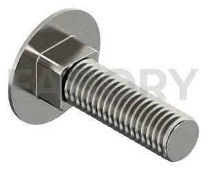 DIN 603 Fully Threaded Coach Bolt, Stainless Steel A4-70
